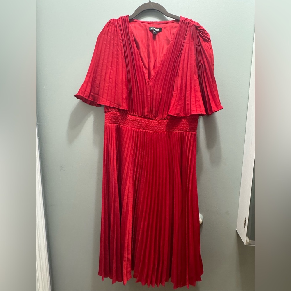 Express Vibrant Red Maxi Dress